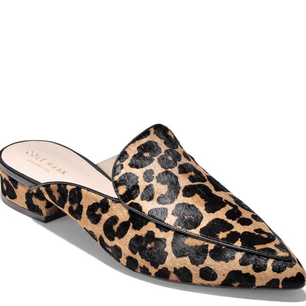 Calf hair Cole Haan Mules- excellent used condition